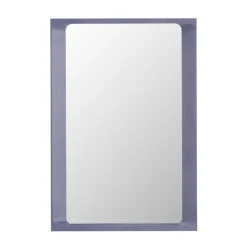 Muuto Arced spiegel 80x55 cm, Light lilac< Wandspiegels
