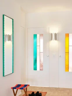 HAY Arcs Mirror Rectangle M spiegel 50x133,5 cm, Green< Wandspiegels