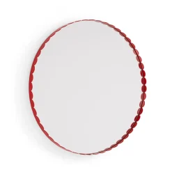 HAY Arcs Mirror spiegel Ø60 cm, Red< Ronde Spiegels|Wandspiegels