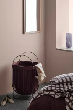 Broste Copenhagen Arild wasmand, Puce Aubergine< Wasmanden