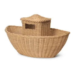 Ferm Living Ark gevlochten opbergmand, Natuurlijk< Opbergoplossingen Voor De Kinderkamer|Opbergmanden
