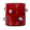 Byon Arlo kaarsenhouder M Ø15 cm, Bordeauxrood-lichtblauw< Kaarsenhouders & Kaarsenborden
