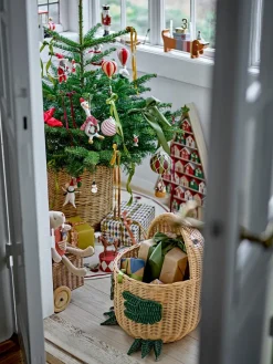 Bloomingville Arlo kersthanger 22 cm, Wit< Kerstdecoraties