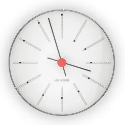 Arne Jacobsen Clocks Arne Jacobsen Bankers klok, Ø 12 cm.< Wandklokken