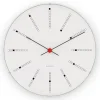Arne Jacobsen Clocks Arne Jacobsen Bankers klok, Ø 29 cm.< Wandklokken