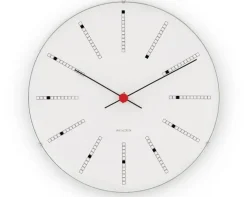 Arne Jacobsen Clocks Arne Jacobsen Bankers klok, Ø 21 cm.< Wandklokken