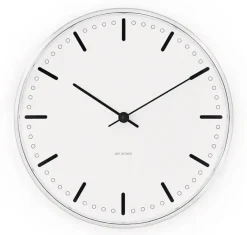 Arne Jacobsen Clocks Arne Jacobsen City Hall klok, Wit, Ø21 cm< Wandklokken