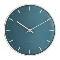 Arne Jacobsen Clocks Arne Jacobsen City Hall klok, Blauw, Ø21 cm< Wandklokken