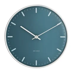 Arne Jacobsen Clocks Arne Jacobsen City Hall klok, Blauw, Ø29 cm< Wandklokken