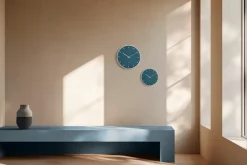 Arne Jacobsen Clocks Arne Jacobsen City Hall klok, Blauw, Ø29 cm< Wandklokken