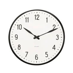 Arne Jacobsen Clocks Arne Jacobsen Station wandklok, Ø29cm< Wandklokken