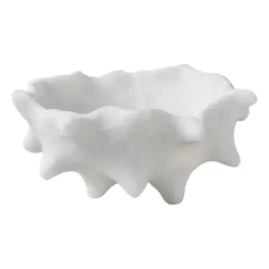 Mette Ditmer Art piece kastanje Ø20 cm, Off-white< Decoratieve Schalen