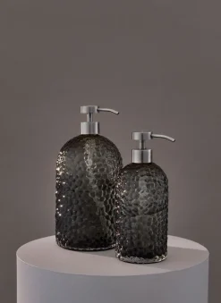 AYTM Arura zeeppompje 20 cm, Svart-silver< Zeepdispensers & Zeepschaaltjes