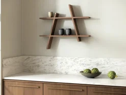 Andersen Furniture A-Shelf wandrek Large 78x12x67 cm, Ash< Planken & Planksystemen