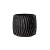 Bloomingville Atena bloempot Ø13,5 cm, Zwart< Bloempotten