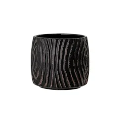 Bloomingville Atena bloempot Ø13,5 cm, Zwart< Bloempotten