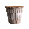 Bergs Potter Atlas raw bloempot met schotel, Rosa, Ø16 cm< Bloempotten