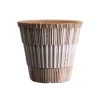 Bergs Potter Atlas raw bloempot met schotel, Rosa, Ø21 cm< Bloempotten