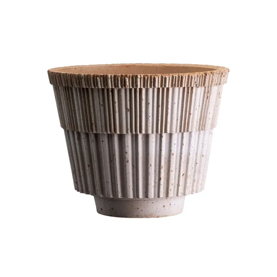 Bergs Potter Atlas raw bloempot met schotel, Rosa, Ø21 cm< Bloempotten