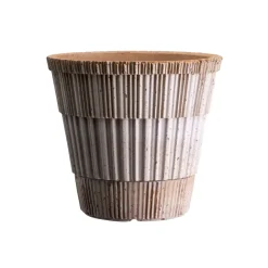 Bergs Potter Atlas raw bloempot met schotel, Rosa, Ø18 cm< Bloempotten