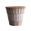 Bergs Potter Atlas raw bloempot met schotel, Rosa, Ø25 cm< Bloempotten