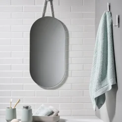 Zone Denmark A-Wall Mirror Spiegel, black, small< Wandspiegels