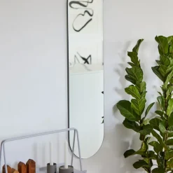 Zone Denmark A-Wall Mirror Spiegel, soft grey, large< Wandspiegels