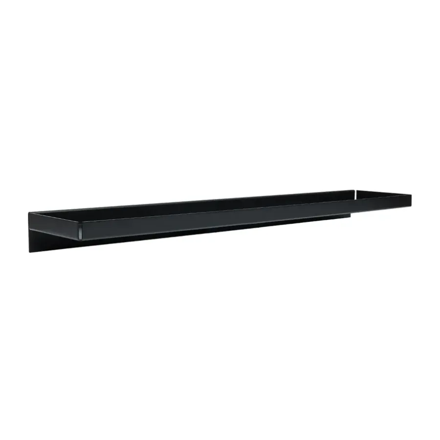 OYOY Bakku wandplank large 16x80 cm, Black< Planken & Planksystemen