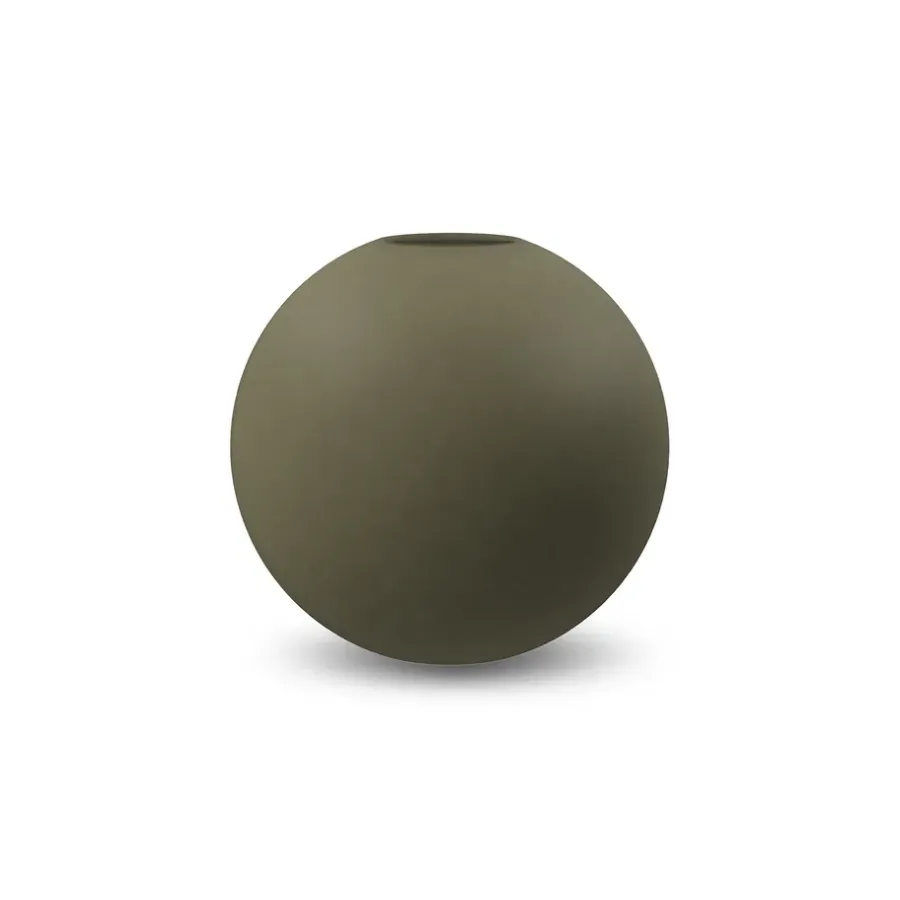 Cooee Design Ball vaas olive, 8 cm< Vazen