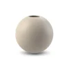 Cooee Design Ball vaas sand, 10 cm.< Vazen
