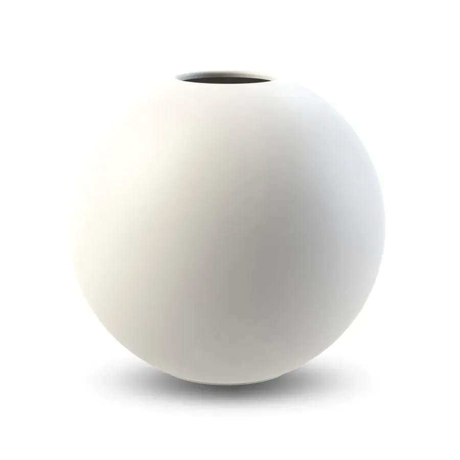 Cooee Design Ball vaas white, 20 cm.< Vazen
