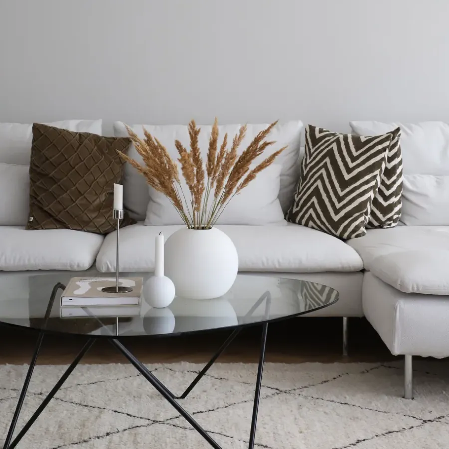 Cooee Design Ball vaas white, 20 cm.< Vazen