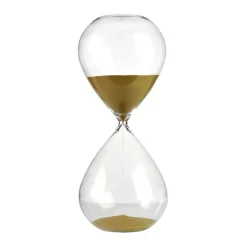 POLSPOTTEN Ball zandloper L 38 cm, Goud< Decoratieve Accessoires