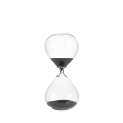 POLSPOTTEN Ball zandloper M 30 cm, zwart< Decoratieve Accessoires