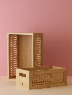 RIG-TIG Bamboe box opbergdoos 15x25 cm, Bamboe< Dozen & Boxen