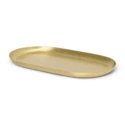 Ferm Living Basho dienblad 9x18 cm, Messing< Decoratieve Accessoires|Decoratieve Dienbladen