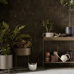 Ferm Living Bau bloempot groot Ø28 cm, Cashmere< Bloempotten