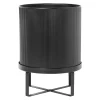 Ferm Living Bau bloempot groot Ø28 cm, Zwart< Bloempotten