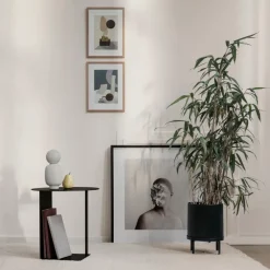 Ferm Living Bau bloempot groot Ø28 cm, Zwart< Bloempotten