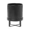 Ferm Living Bau bloempot klein Ø18 cm, Zwart< Bloempotten