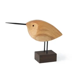Warm Nordic Beak Bird decoratie, Awake Snipe< Houten Beelden