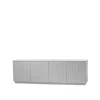A2 Beam sideboard, lichtgrijs, lichtgrijze sokkel< Tv- & Mediameubels|Ladekasten & Dressoirs