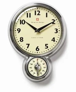 Bengt Ek Design Bengt Ek wandklok met timer, aluminium< Wandklokken