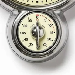 Bengt Ek Design Bengt Ek wandklok met timer, aluminium< Wandklokken