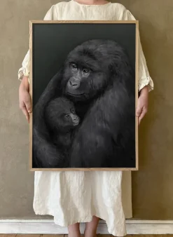Kunskapstavlan® Bergsgorillan poster, 30x40 cm< Posters