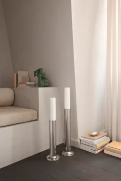 Georg Jensen Bernadotte kandelaar, 50 cm< Kandelaars