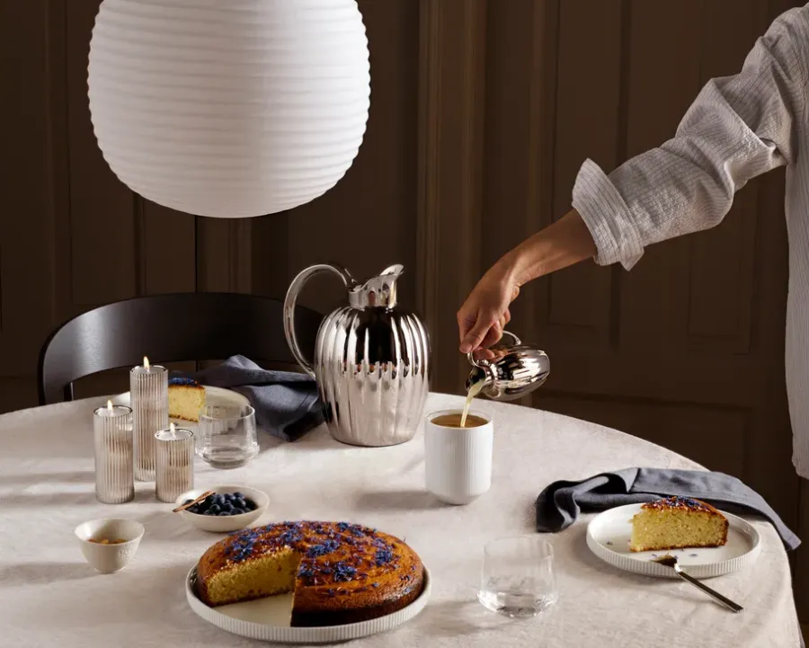 Georg Jensen Bernadotte kandelaar 3-delig, Roestvrij staal< Kandelaars