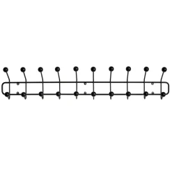 Maze Bill Horizontal L, zwart< Kapstokken & Hangrekken