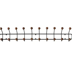 Maze Bill Horizontal L, Zwart-donkerbruin< Kapstokken & Hangrekken