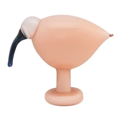 Iittala Birds by Toikka, Ibis zalmroze< Glaskunst|Paasdecoratie